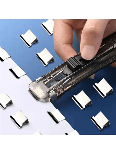 1pc Ins Creative Paper Fastener File Clip Machine Tool For Fixing Exam ...