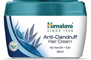 HIMALAYA Anti-Dandruff Hair Cream with Tea Tree Oil and Tulsi, Hair ...