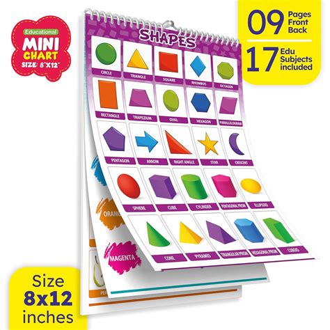 Buy Look N Learn Mini Educational Chart | 17 Subjects | 8X12 inch | 8 ...
