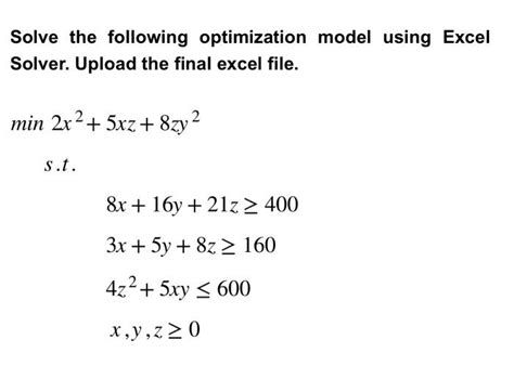 Image result for Optimization Model Excel
