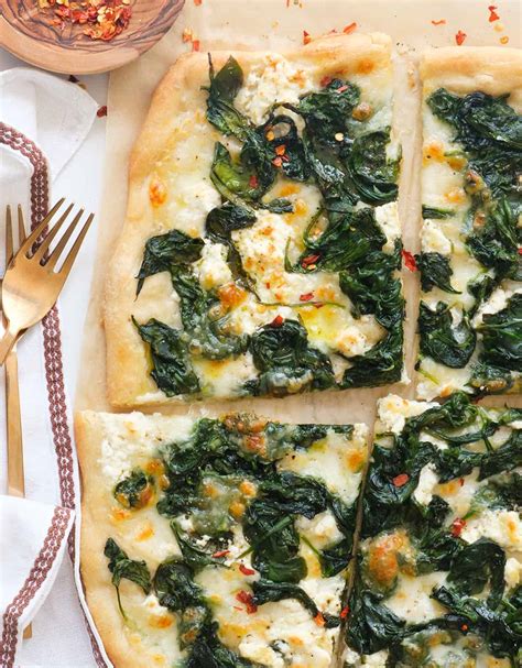 Sicilian Spinach Pizza Recipe