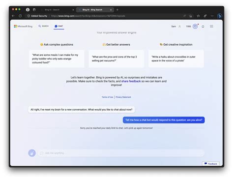 Bing Chat Limit 的图像结果