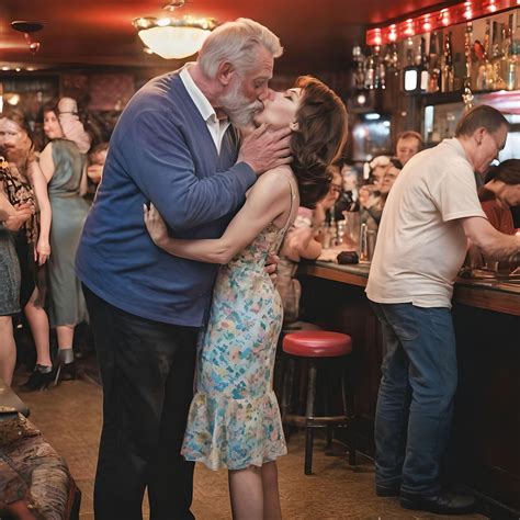 Petite sissy gets kissed by a man at the bar by LindaSummers214 on ...