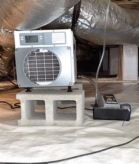 Crawl Space Dehumidifier Best Crawl Space Dehumidifier Installation In