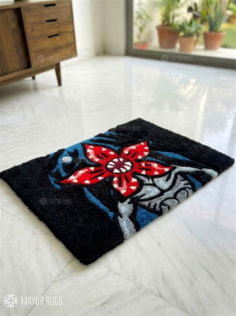 Stranger Things Demogorgon Handmade Rug | Sci-Fi Horror Wool Rug ...