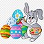 Image result for Bunny with Flower Crown Clip Art