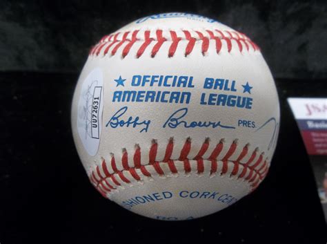 Lot Detail - Autographed Ernie Harwell Official A.L. (B. Brown Pres ...