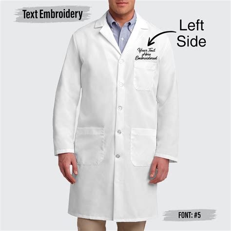 Custom Lab Coat, Embroidered Medical Lab Coat, Personalized Lab Coat, Lab Coat With Business and ...