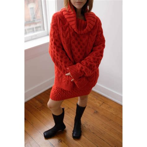 Fringe Sweaters | New Fringe Harper Sweater In Red | Color: Red | Size ...