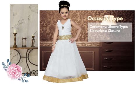 Adiva Girls' Cocktail Maxi Gown Dress (G-1771-RANI-24_Rani_4-5 Years ...