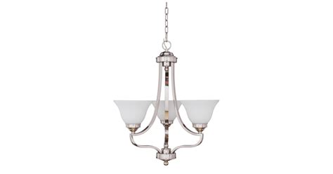 Jeremiah Lighting 9822PLN3 Portia Single Tier 3 Light Chandelier - 22 ...