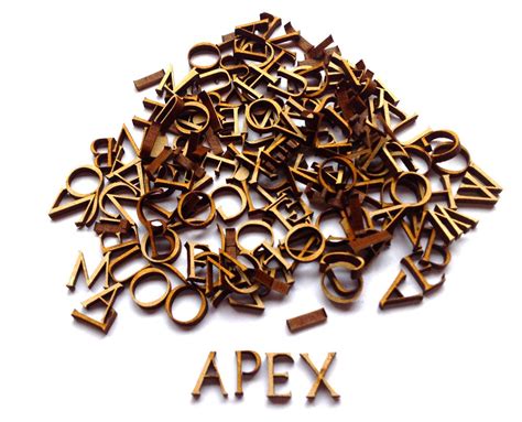 Buy PixieBitz 4 Complete Wooden Alphabets with 50 extra vowels - 10mm x ...