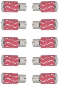 SUNGROW Pink Rod Rail Bracket, Curtain Knobs Metal Price in India - Buy ...