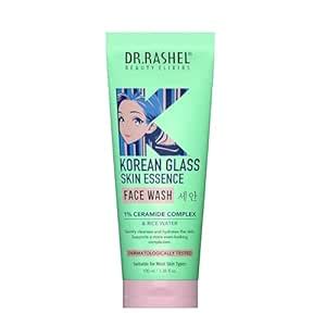 DR.RASHEL Korean Face Wash | With Rice Water & 1% Ceramide Complex ...