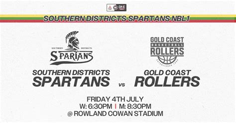 Southern Districts Spartans v Gold Coast Rollers - FIRST NATIONS ROUND ...