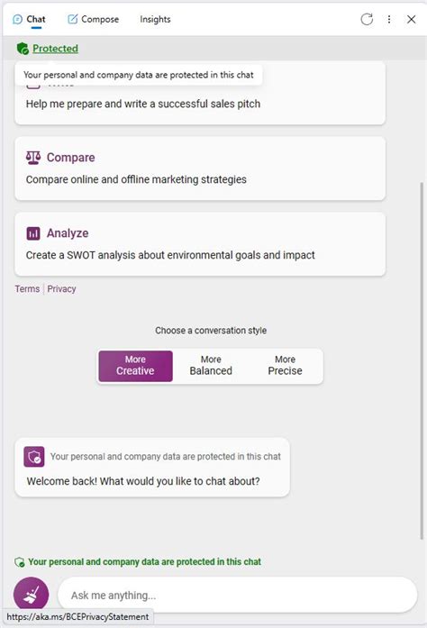 Bing Chat Enterprise Data Protection Toggle 的图像结果