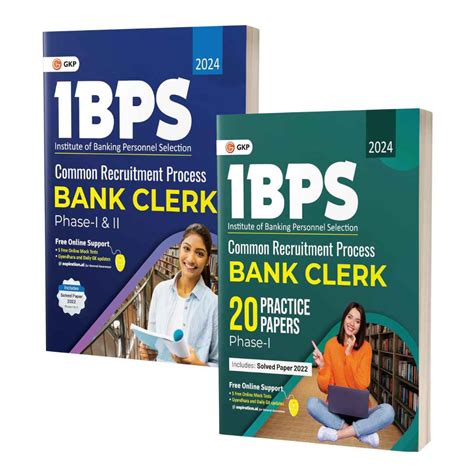 Buy IBPS Combo Set: Bank Clerk - Study Guide (Phase-1 & 2) + 20 ...