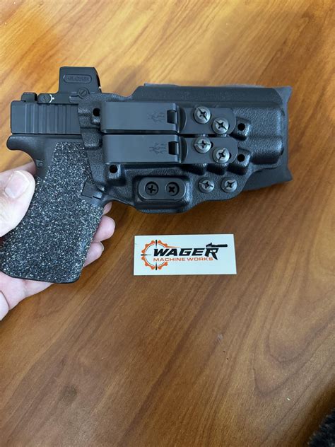 Wager Machine Works Black Nitride : r/Glock43X