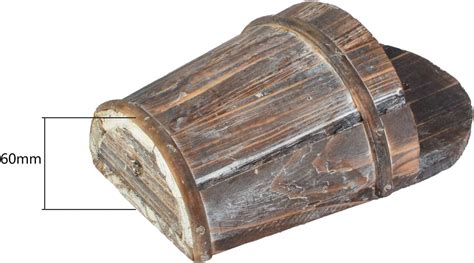 BENERAY Vintage Wooden Barrel Hanging Planters - Set of 3, India | Ubuy