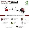 Balwaan Krishi Side Pack Brush Cutter - Eco (BX-50E) | 50cc 4 Stroke ...