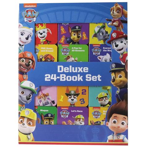 Nickelodeon Paw Patrol: Deluxe 24-Book Set : Pi Kids, Petrossi ...
