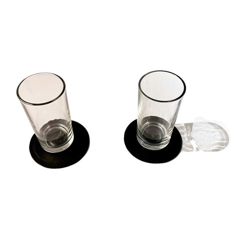 Portavasos 6pzas Carbono de cuero natural marca DAJU