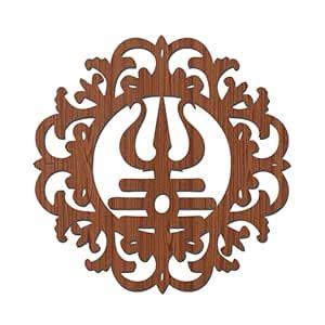 CREATIVE ART & CRAFT - Decorative Wooden Wall Frame with Carved Design ...