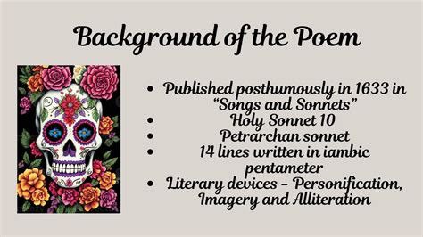 Death Be Not Proud - Poem Explanation.pptx