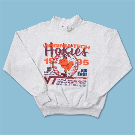 Vintage 1995 Virginia Tech Sweater Large | Double Double Vintage