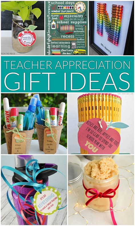 Teacher Appreciation Gift Ideas