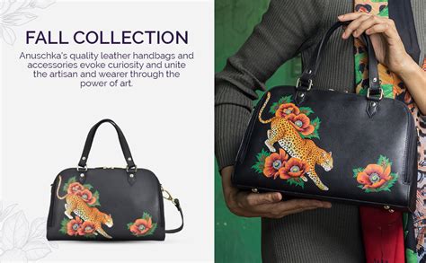 Anuschka Women's Hand Painted Genuine Leather Triple Compartment ...