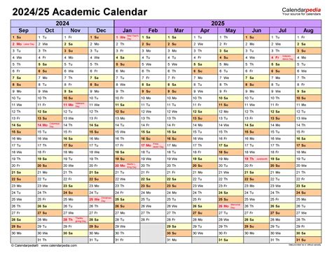 Gsu Spring 2025 Calendar Printable - UK Printable Hub