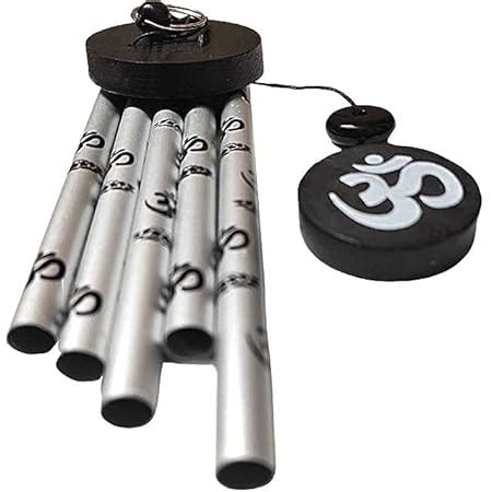 GJ Feng Shui Om Vastu Five Pipe Wind Chime for Balcony, Window and Om ...