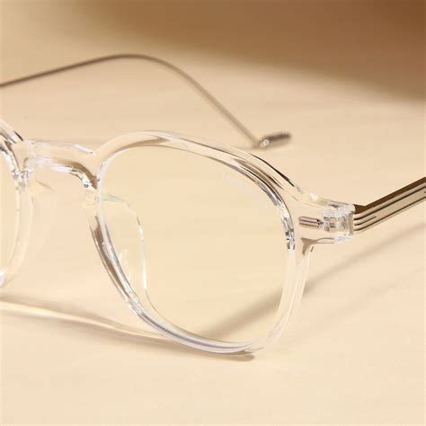 Buy Hybrid Clear Anti Blue Light Round Sunglasses | Stylish Eye ...