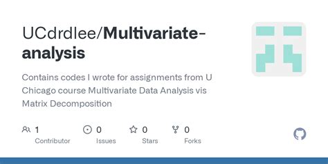 Multivariate Analysis Data Matrix 的图像结果