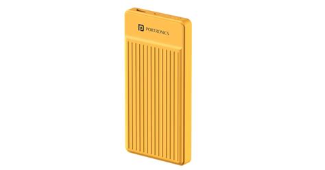 Portronics Luxcell B12 10,000mAh Ultra Slim Power Bank with USB-A ...