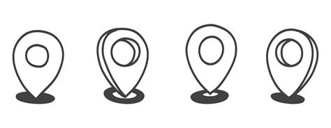 Location Pin Drawing 的图像结果