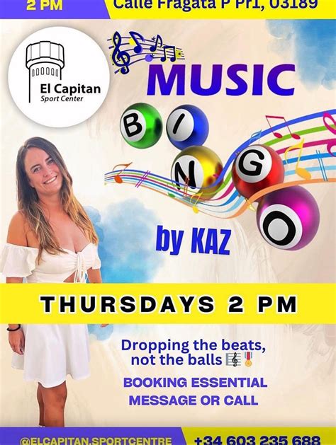 Music bingo!, Calle fragata P Pr1,, Orihuela, Spanien, Torrevieja, 11 ...