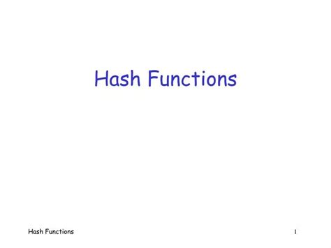 Image result for Hash Functions Tutorial