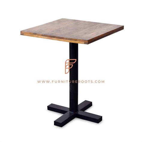 Buy FR Tables Series Square Dining Table With Metal Table Base And ...