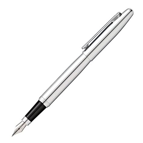 Sheaffer VFM 9421 Fountain Pen Polished Chrome with Chrome Plated Trim ...