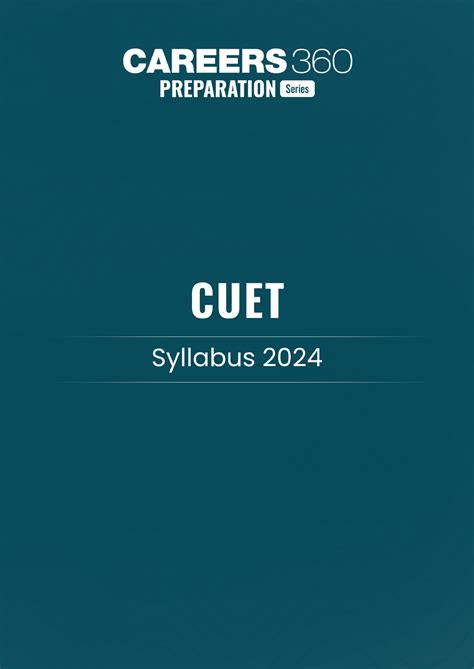 CUET-Syllabus-2024 - cuet 2024 - The Common University Entrance Test ...