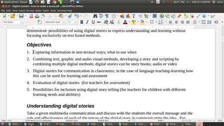 Teachers' toolkit for creating and re-purposing OER using FOSS/Text OER ...