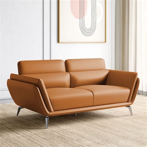 Buy Marcello Half Leather 3-Seater Sofa - Customized Furniture from ...