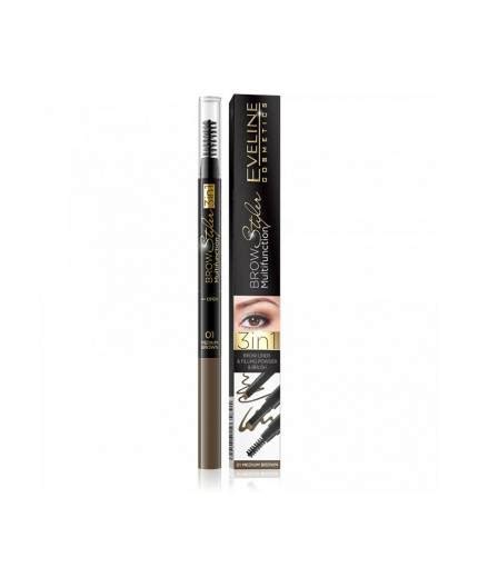 BROW MULTIFUNCTION STYLER 3 EN 1 MOLDEADOR CEJAS 01 MEDIUM BROWN ...
