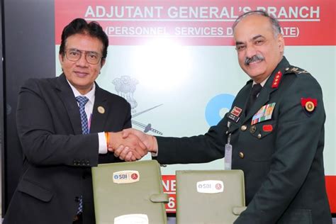 SBI renews MoU with Indian Army, offering enhanced benefits THE NEW ...