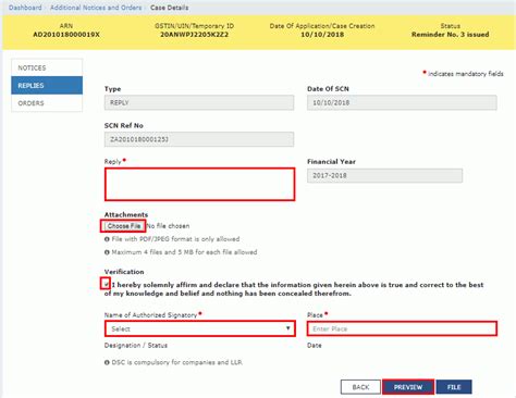 User Manual – Filing reply in FORM GST DRC-06 against proceedings ...
