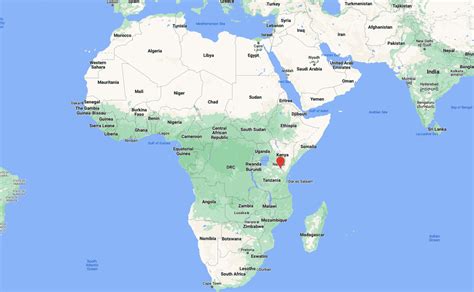 Serengeti map africa mt kilimanjaro