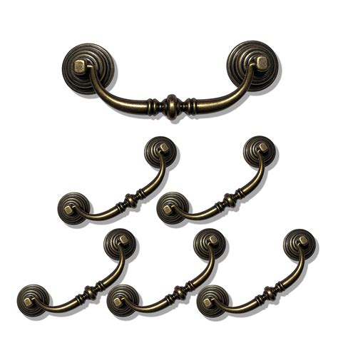 6 Pack 3 5 Hole Center Shabby Chic Drawer Pulls | Desertcart INDIA