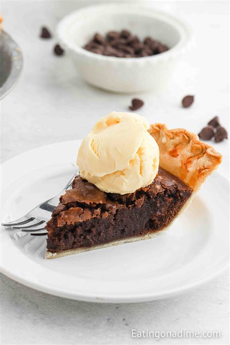 Brownie Pie Recipe - Eating on a Dime